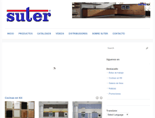 Tablet Screenshot of cocinassuter.com